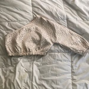 One shoulder crop top